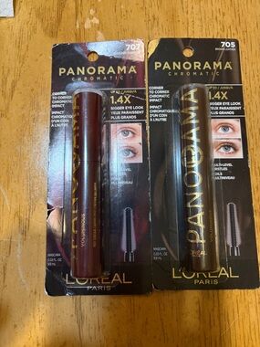 L'Oréal Panorama Chromatic Mascara Duo - Brown Leather & Burgundy Cashmere